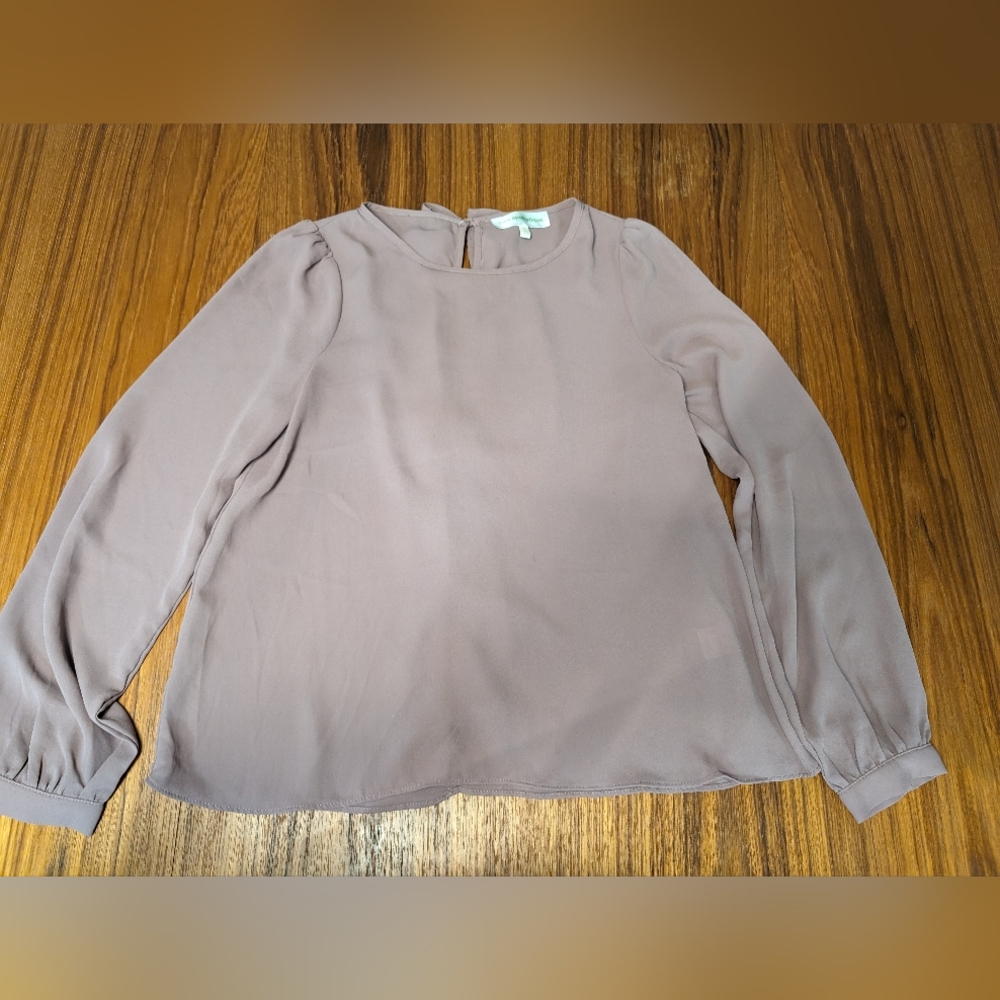 Luxe apothetique mauve blouse small